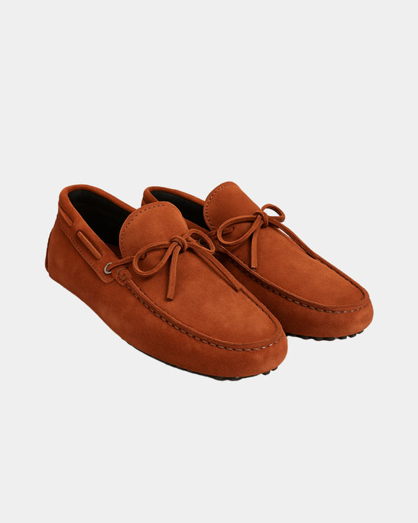 CLASSIC MOCCASINS - ORANGE