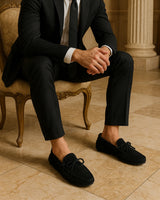 CLASSIC MOCCASINS - BLACK