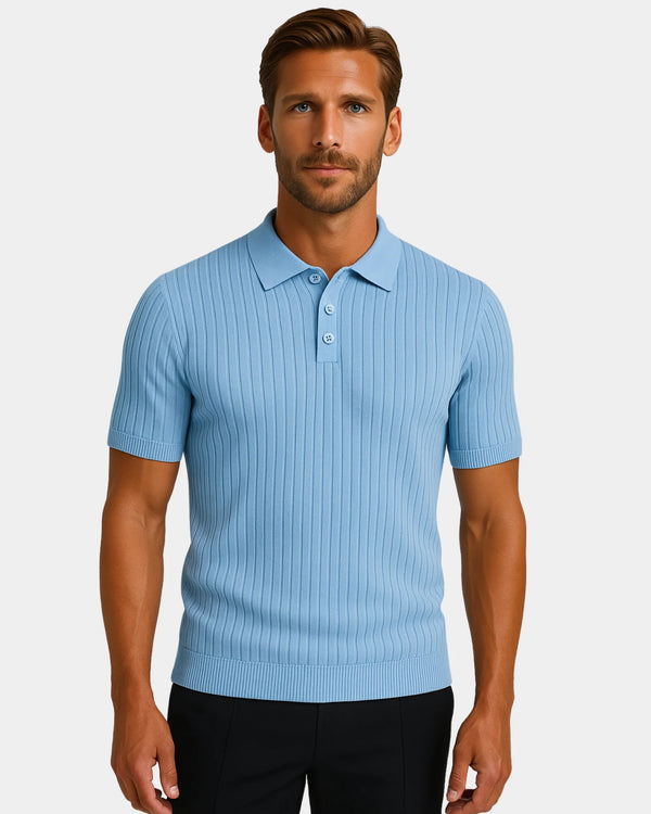 Bruno Polo T-Shirt - Light Blue