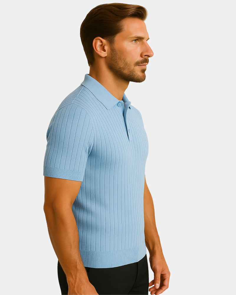 Bruno Polo T-Shirt - Light Blue