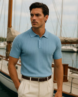 Bruno Polo T-Shirt - Light Blue
