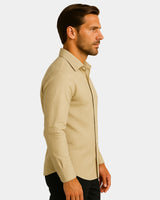 Marco - Linen Shirt Khaki