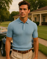 Bruno Polo T-Shirt - Light Blue