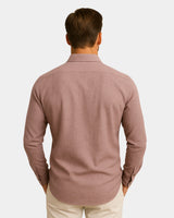 Marco - Linen Shirt Dusty Rose
