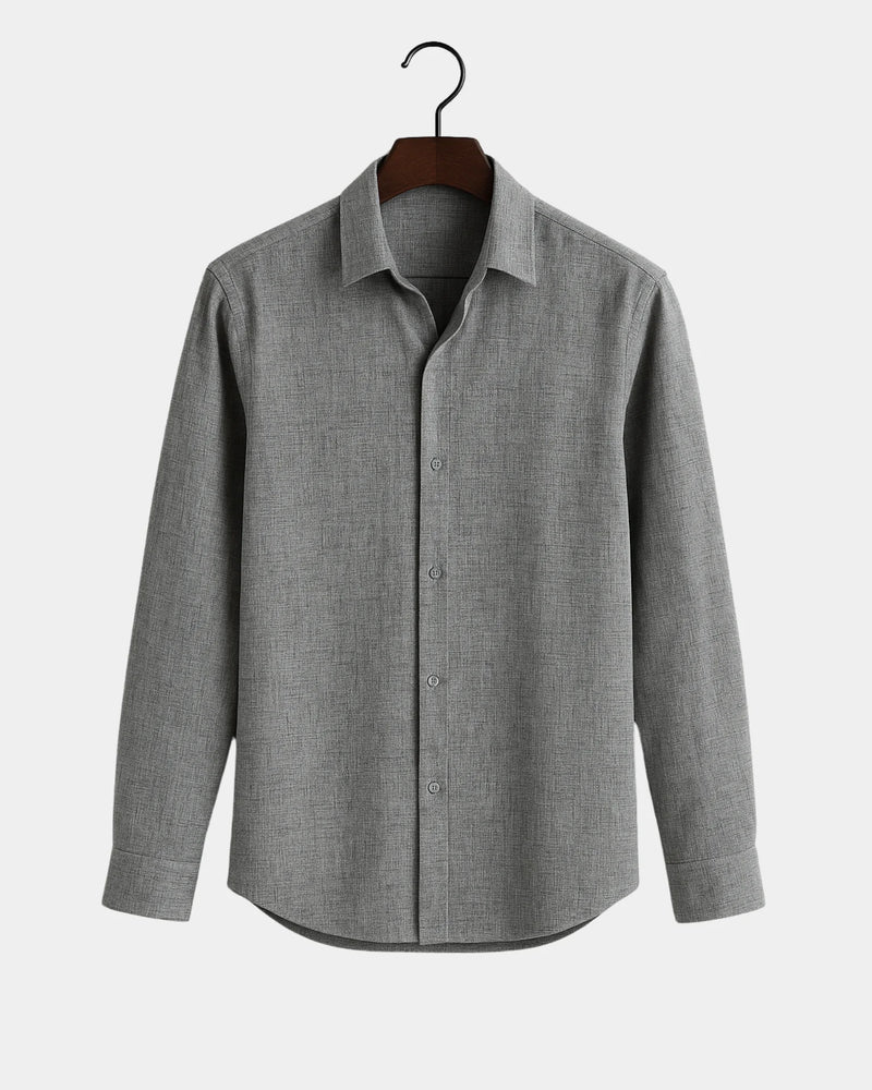 Marco - Linen Shirt Grey