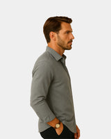 Marco - Linen Shirt Grey