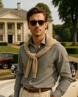 Marco - Linen Shirt Grey