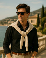 Marco - Linen Shirt Black