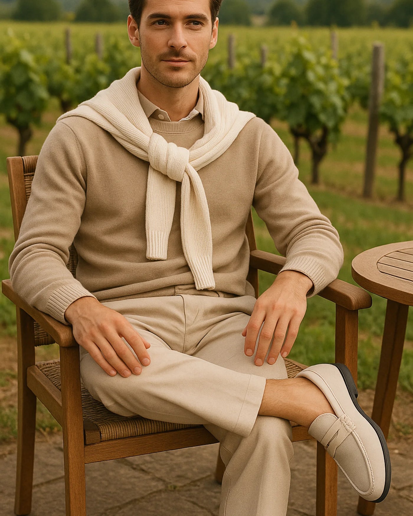 VALENTINO LOAFERS - BEIGE