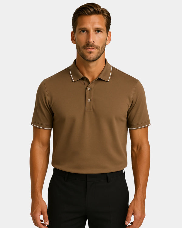 Silvio Polo T-Shirt - Brown