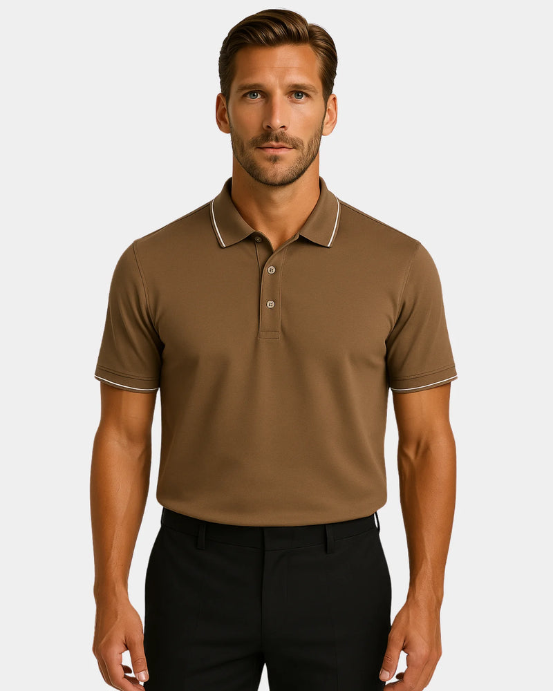 Silvio Polo T-Shirt - Brown