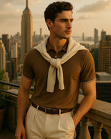 Silvio Polo T-Shirt - Brown