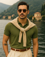 Adriano Polo T-Shirt - Green