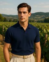 Adriano Polo T-Shirt - Blue