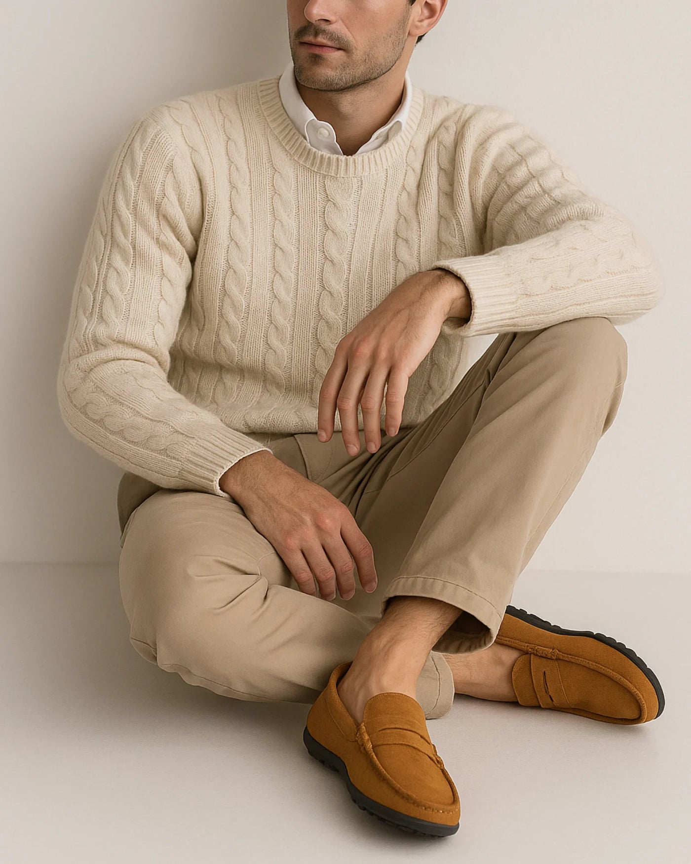 VALENTINO LOAFERS - BROWN