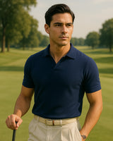 Adriano Polo T-Shirt - Blue