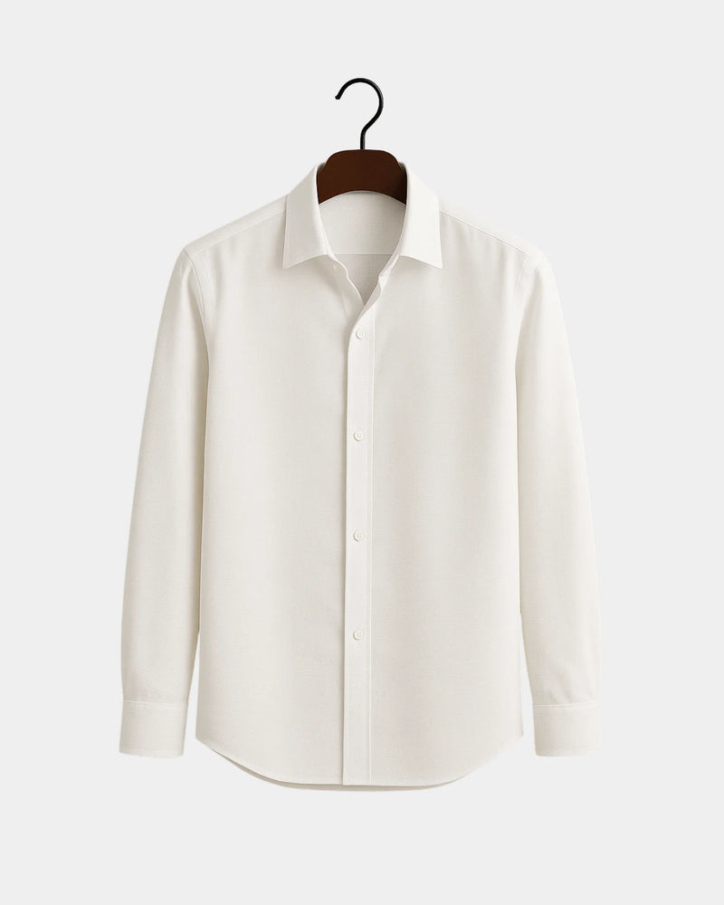 Marco - Linen Shirt White