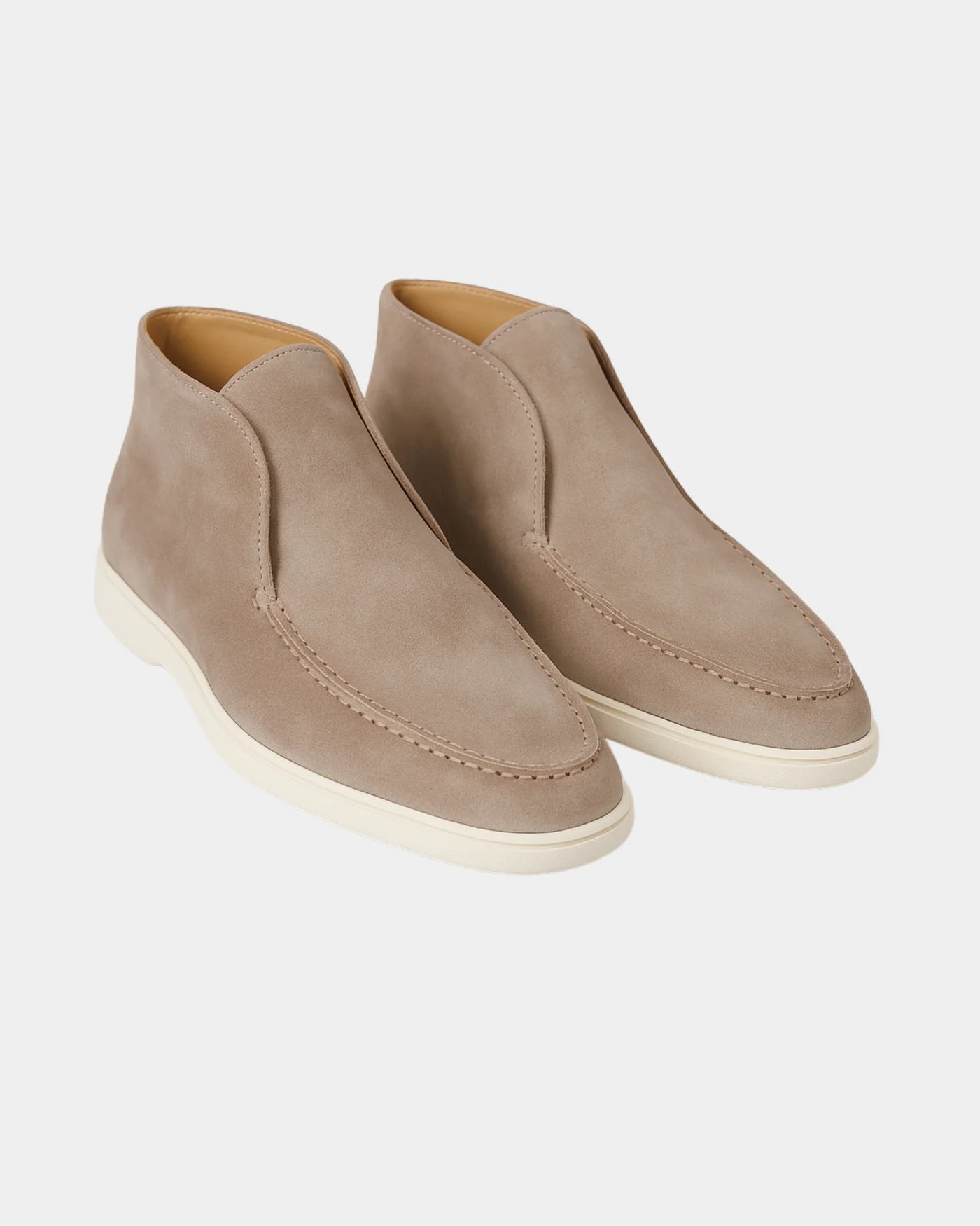 MARINA HIGH LOAFERS - BEIGE